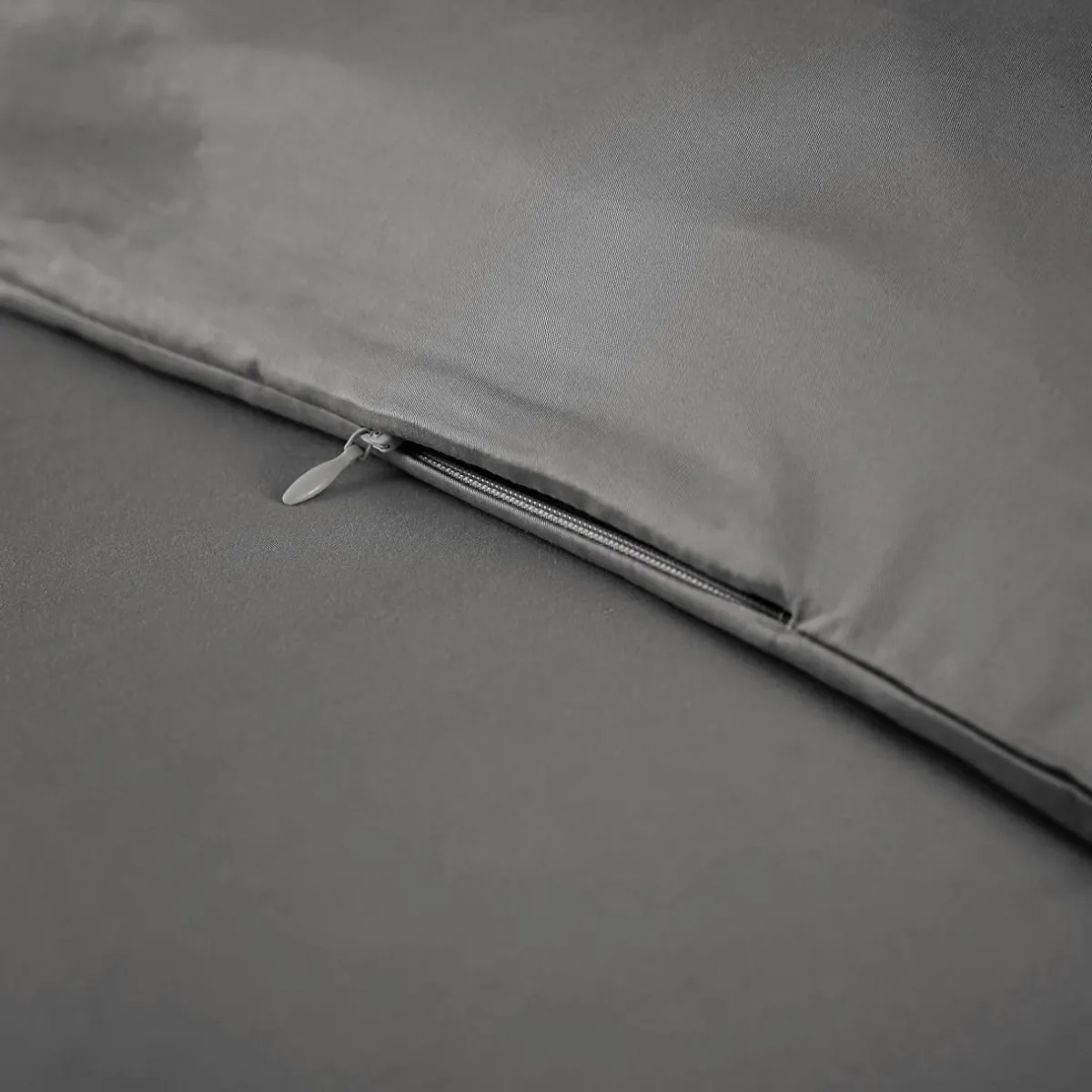 EMINZA Housse de couette satin de bambou (200 x 200 cm) Sienna granit Gris Sale