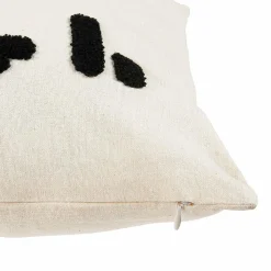 OSTARIA Housse de coussin carrée (40 x 40 cm) Portrait he Blanc New