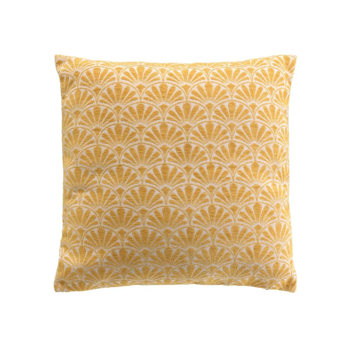 douceur d'intu017drieur Housse de coussin carrée (40 x 40 cm) Echo Jaune ocre New