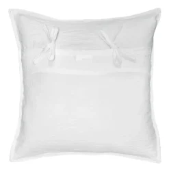 DOUCEUR D'INTERIEUR Housse de coussin carrée (60 cm) Mellow Chic e Gris Sale