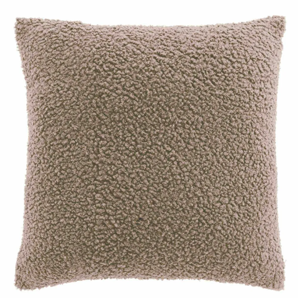 douceur d'intu017drieur Housse de coussin carrée (40 x 40 cm) Woolen Beige Hot