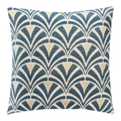 ATMOSPHERA Housse de coussin carrée (40 x 40 cm) Dory e Bleu Discount