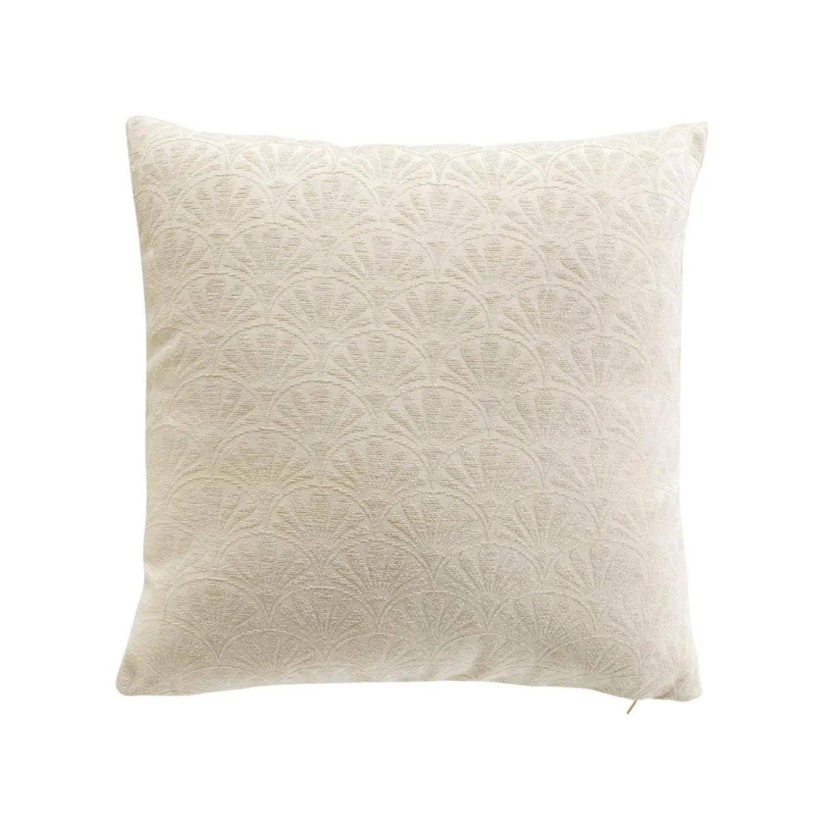 douceur d'intu017drieur Housse de coussin carrée (40 x 40 cm) Echo Ecru Outlet