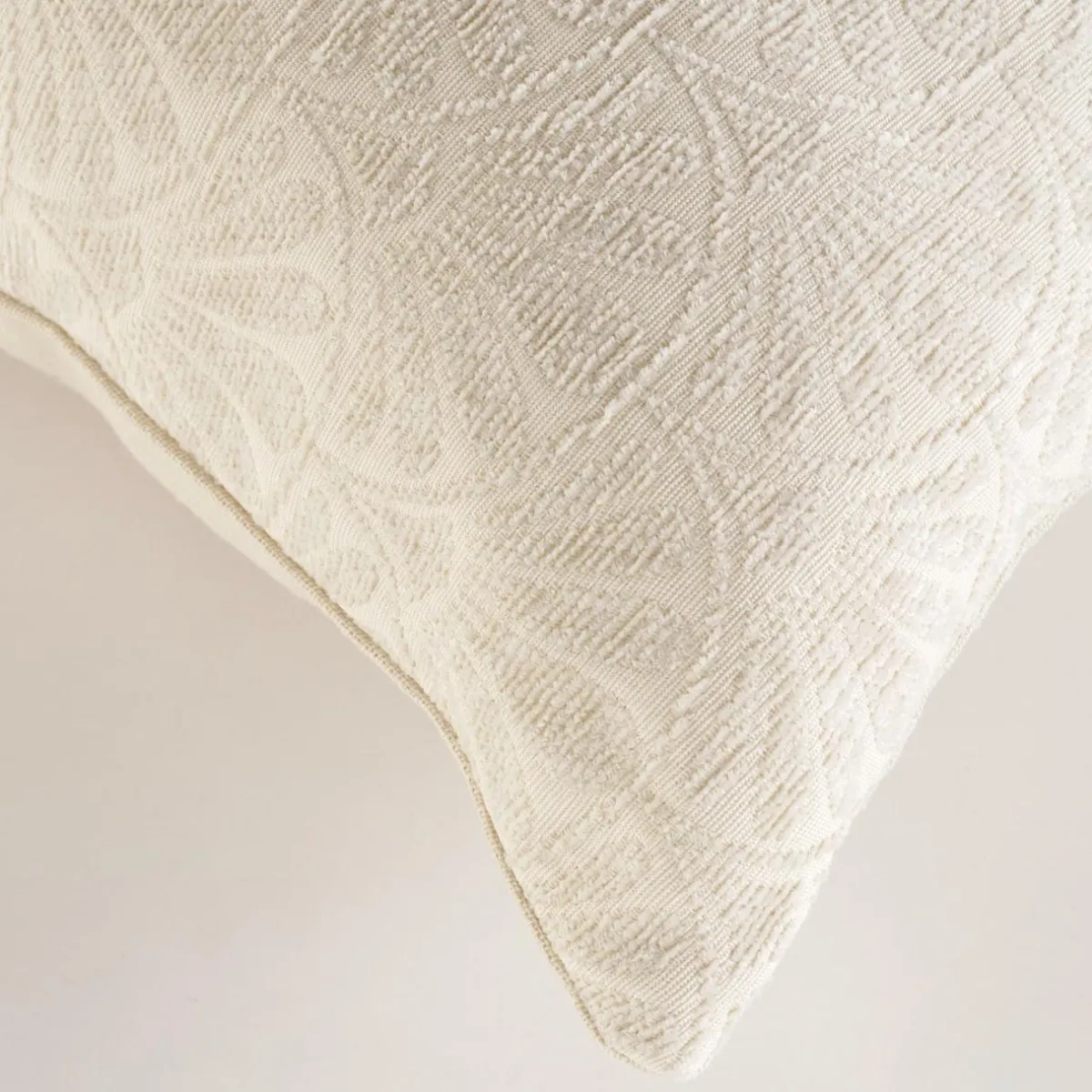 douceur d'intu017drieur Housse de coussin carrée (40 x 40 cm) Echo Ecru Outlet