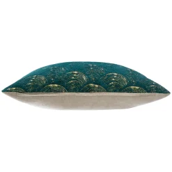 ATMOSPHERA Housse de coussin carrée (40 x 40 cm) Cali Vert cèdre Vert sapin Discount