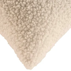 douceur d'intu017drieur Housse de coussin carrée (40 x 40 cm) Woolen Ecru New