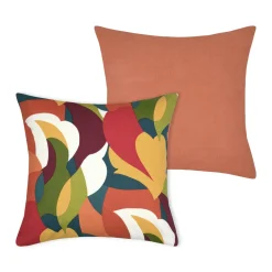 STOF Housse de coussin carrée coton (40 x 40 cm) Pekan Multicolore Online