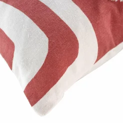 DOUCEUR D'INTERIEUR Housse de coussin carrée coton (40 x 40 cm) Mirade Terracotta Clearance