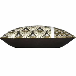 DOUCEUR D'INTERIEUR Housse de coussin carrée coton (60 cm) Carat Or Outlet