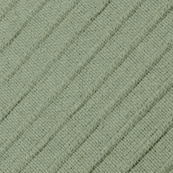 EMINZA Housse de coussin carrée coton tissé (40 x 40 cm) Léa Vert romarin Online