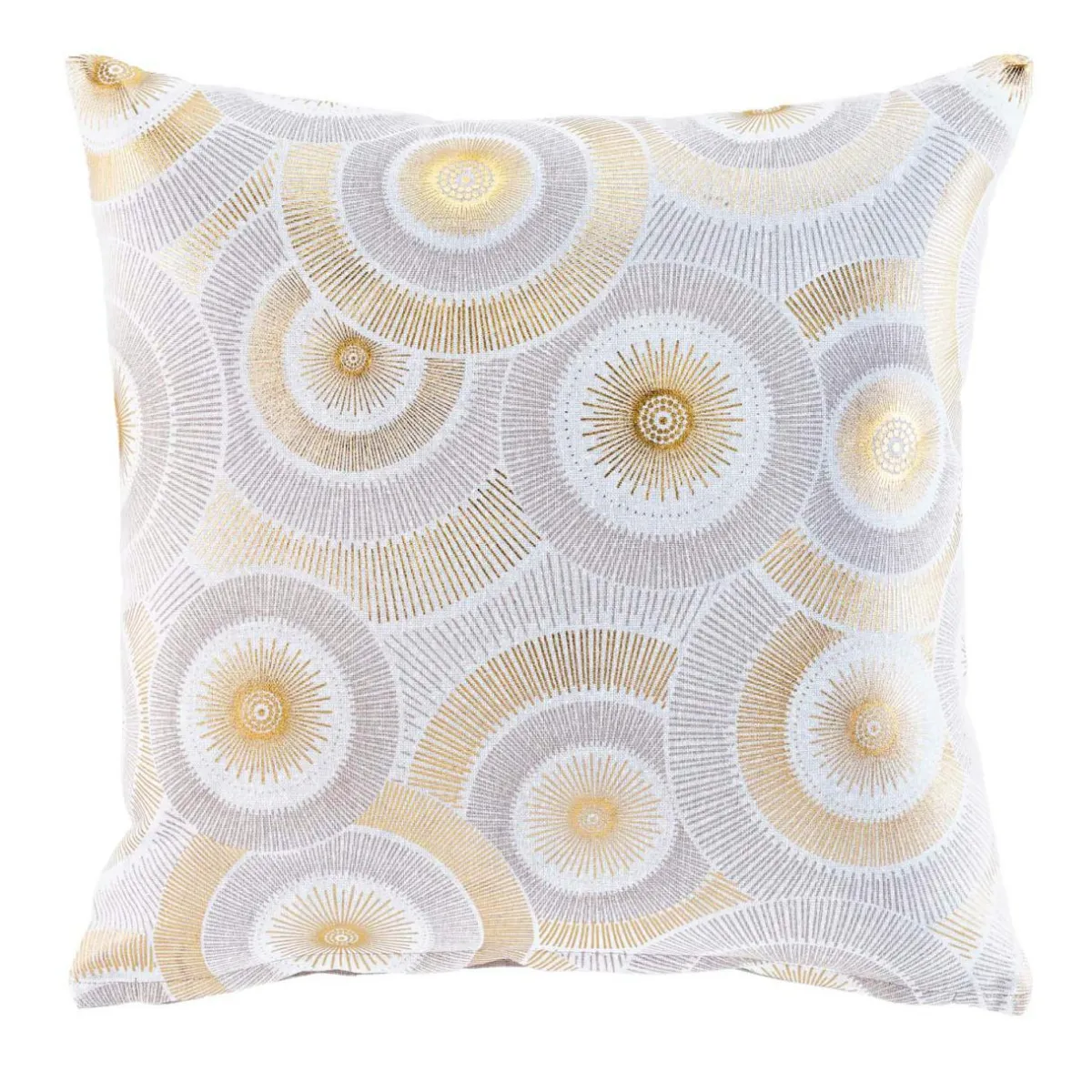 douceur d'intu017drieur Housse de coussin carrée coton (40 x 40 cm) Eclipse Écru Ecru Sale