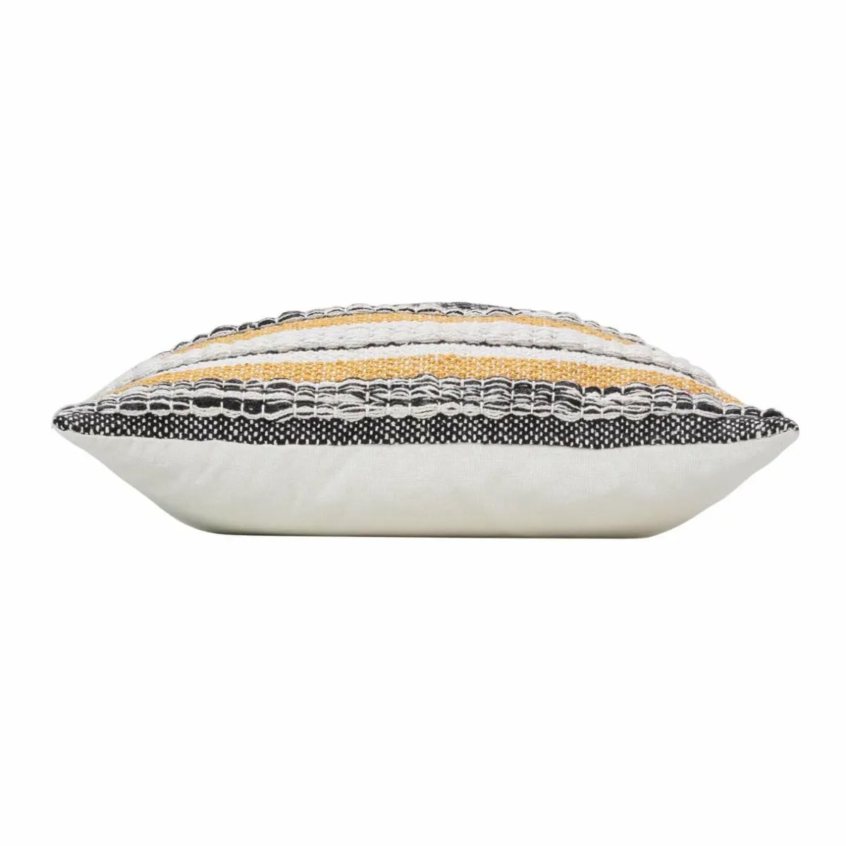 DOUCEUR D'INTERIEUR Housse de coussin carrée coton (40 x 40 cm) Elna Jaune ocre Online