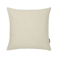 EMINZA Housse de coussin carrée coton tissé (40 x 40 cm) Léa pampa Beige