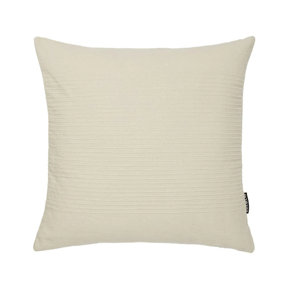 EMINZA Housse de coussin carrée coton tissé (40 x 40 cm) Léa pampa Beige