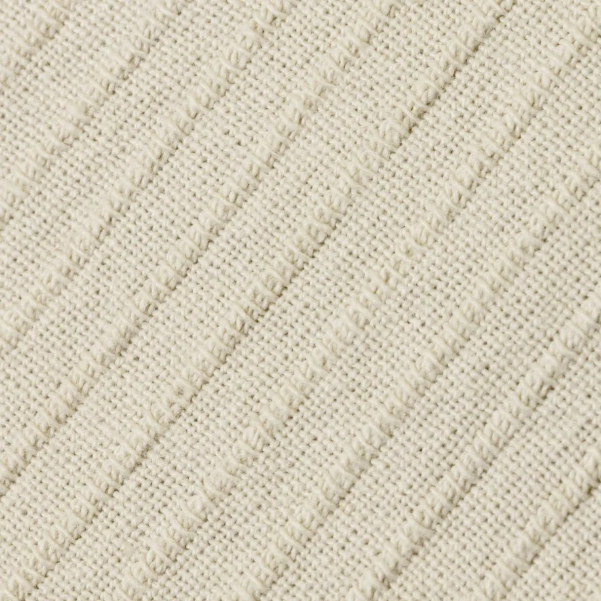 EMINZA Housse de coussin carrée coton tissé (40 x 40 cm) Léa pampa Beige