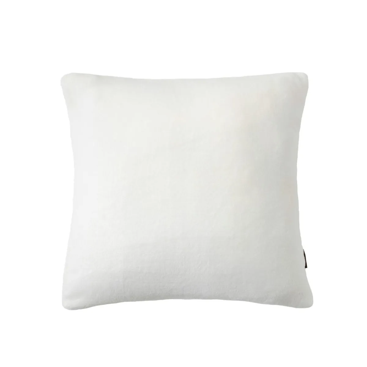 EMINZA Housse de coussin carrée flanelle (45 x 45 cm) Didou Ivoire Clearance