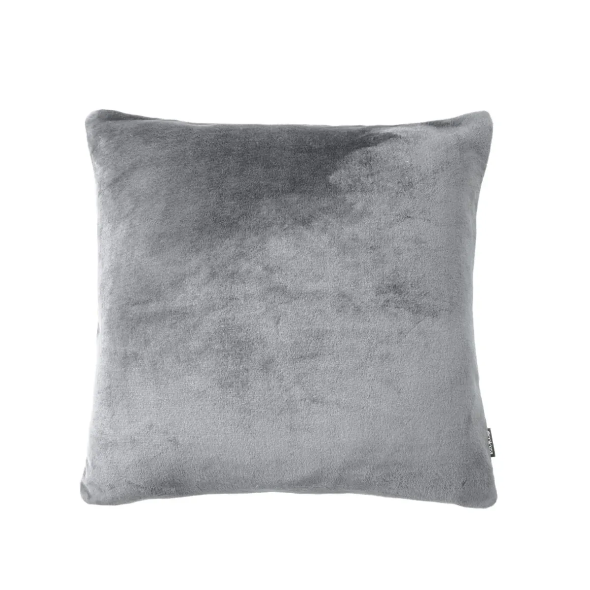 EMINZA Housse de coussin carrée flanelle (45 x 45 cm) Didou Gris clair Hot