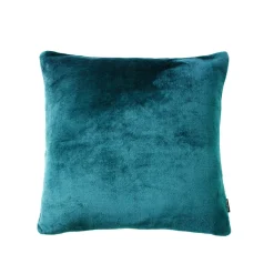 EMINZA Housse de coussin carrée flanelle (45 x 45 cm) Didou Bleu canard Hot
