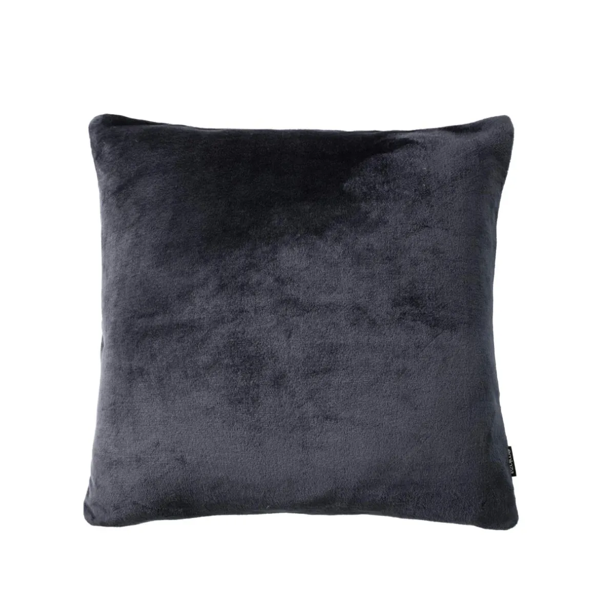 EMINZA Housse de coussin carrée flanelle (45 x 45 cm) Didou Gris Anthracite Best