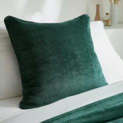 EMINZA Housse de coussin carrée flanelle (60 x 60 cm) Didou e Vert New