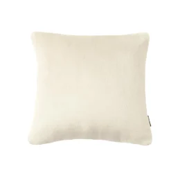EMINZA Housse de coussin carrée flanelle (45 x 45 cm) Didou grège Beige Clearance