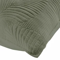 DOUCEUR D'INTERIEUR Housse de coussin carrée microfibre (40 x 40 cm) Palombine Vert kaki Online