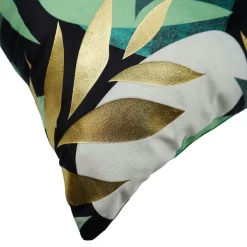 douceur d'intu017drieur Housse de coussin carrée velours (40 x 40 cm) Boréale Vert Outlet