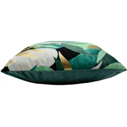 douceur d'intu017drieur Housse de coussin carrée velours (40 x 40 cm) Boréale Vert Outlet