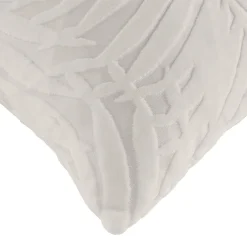 douceur d'intu017drieur Housse de coussin carrée velours (40 x 40 cm) Natureo Ecru Clearance