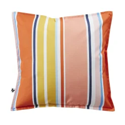 L'effet papillon Housse de coussin extérieur carrée (45 x 45 cm) Bianca Jaune