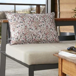 L'effet papillon Housse de coussin extérieur rectangulaire (40 x 60 cm) Capucine Beige Online