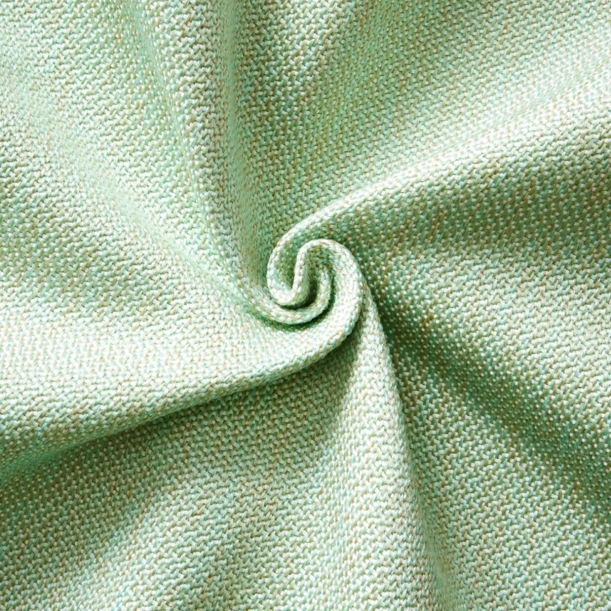 L'effet papillon Housse de coussin extérieur carrée (45 x 45 cm) Naia Vert caraïbes Vert d'eau New