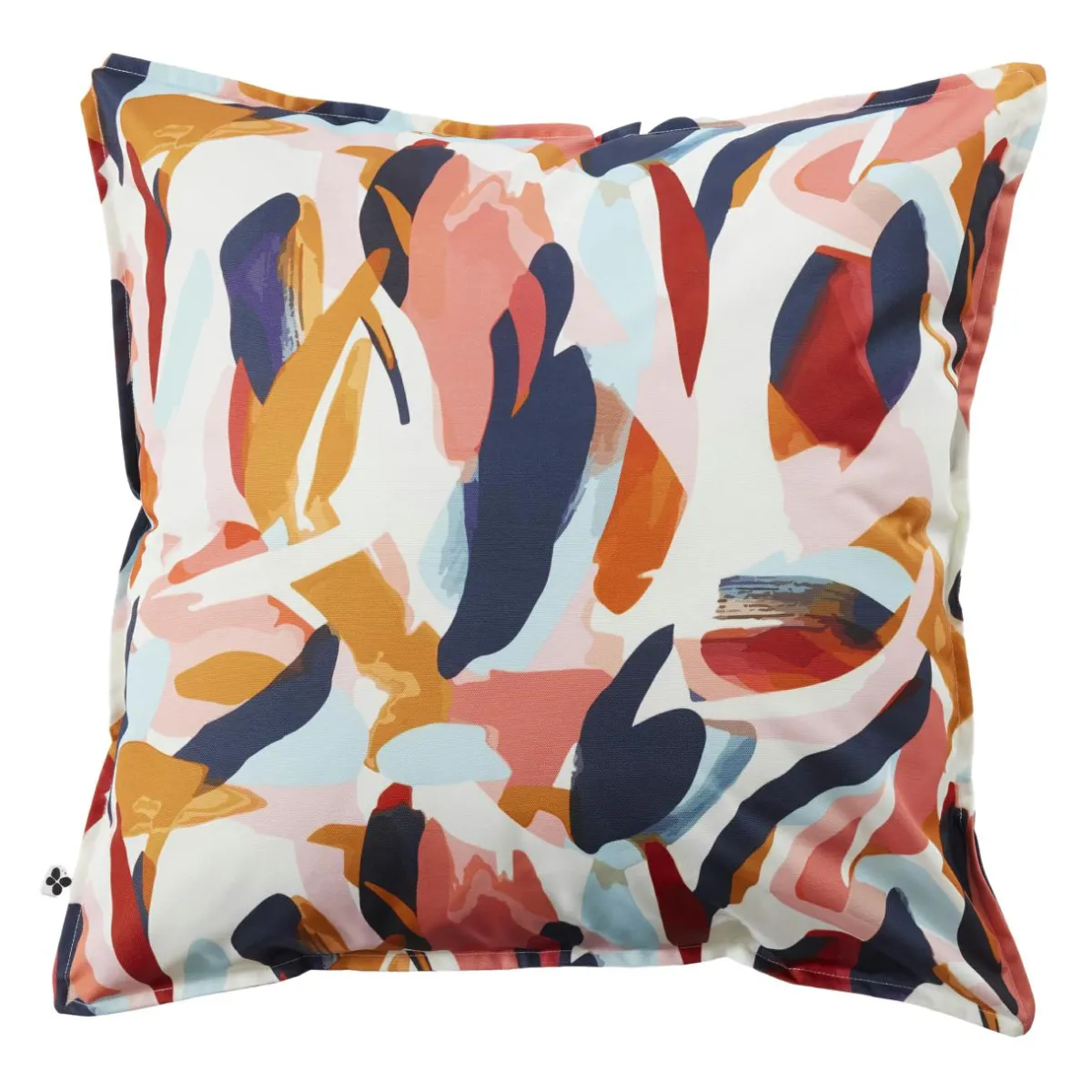 L'effet papillon Housse de coussin extérieur carrée (60 x 60 cm) Julianne Multicolore Outlet