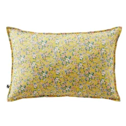 L'effet papillon Housse de coussin extérieur rectangulaire (40 x 60 cm) Manon Jaune