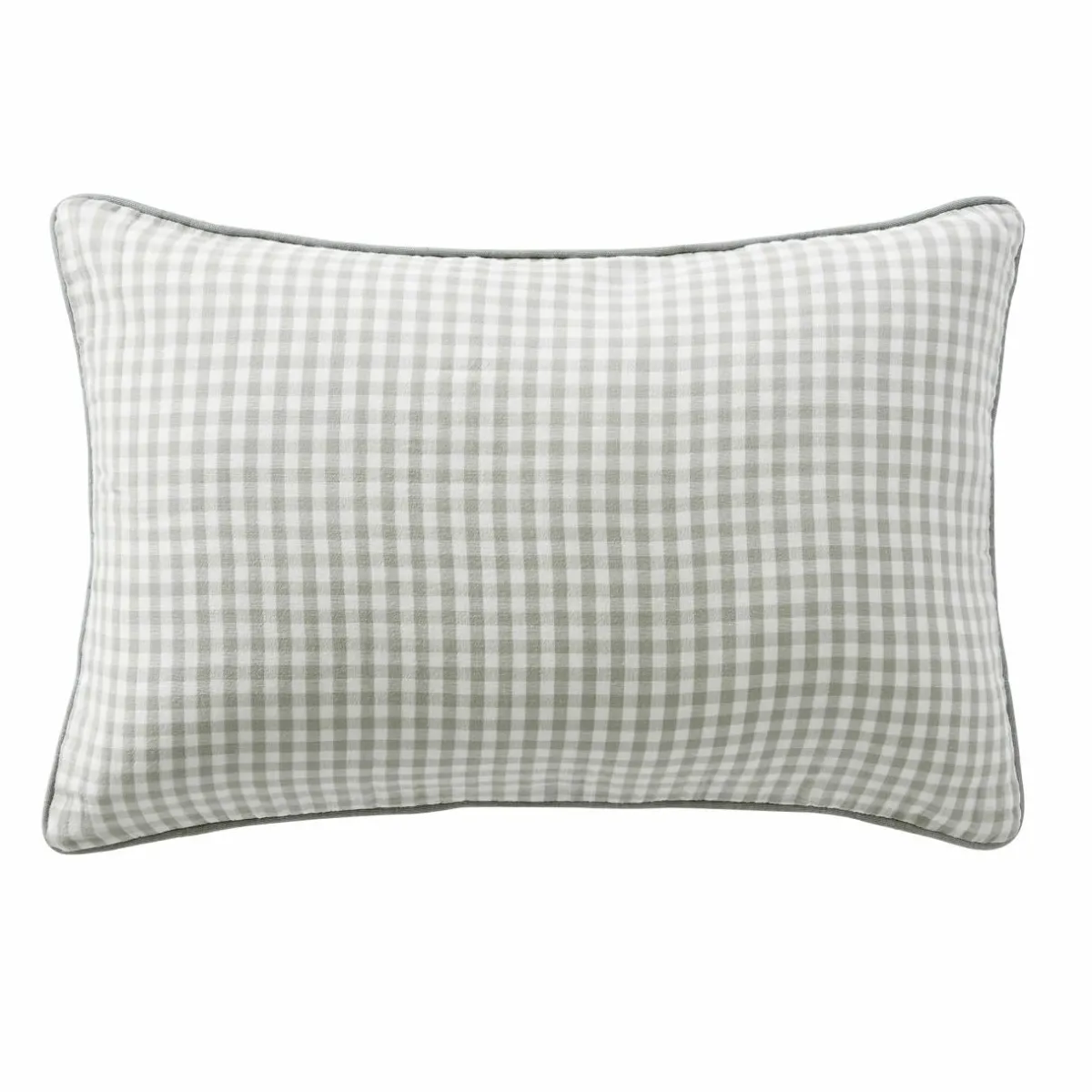 EMINZA Housse de coussin extérieur rectangulaire (40 x 60 cm) Vickie Vert eucalyptus Vichy eucalyptus Best