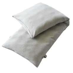 L'effet papillon Housse de coussin pour bain de soleil (190 x 70 cm) Naia galet Gris New