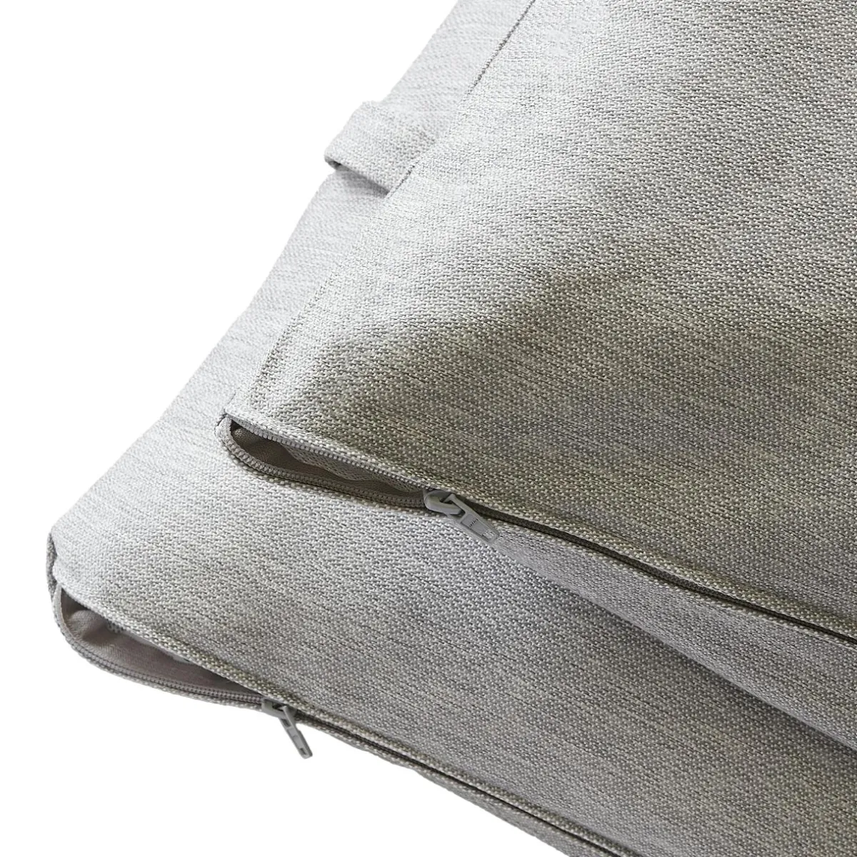 L'effet papillon Housse de coussin pour bain de soleil (190 x 70 cm) Naia galet Gris New