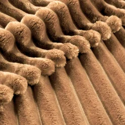 EMINZA Housse de coussin rectangulaire flanelle (30 x 50 cm) Dune Camel Clearance