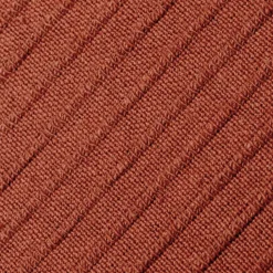 EMINZA Housse de coussin rectangulaire coton tissé (30 x 50 cm) Léa Terracotta Discount
