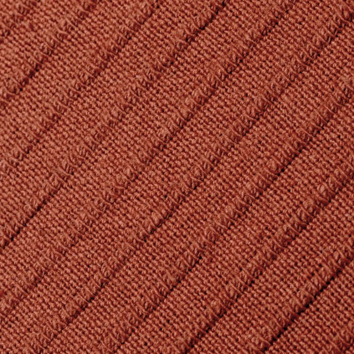 EMINZA Housse de coussin rectangulaire coton tissé (30 x 50 cm) Léa Terracotta Discount