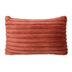 EMINZA Housse de coussin rectangulaire flanelle (30 x 50 cm) Dune Terracotta Clearance