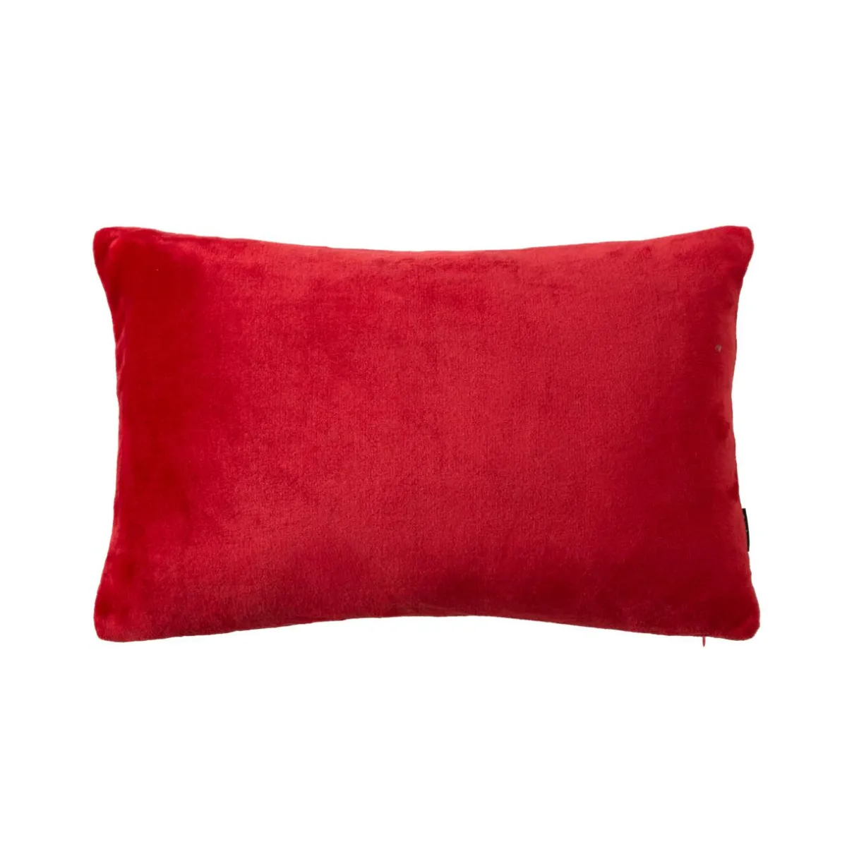 EMINZA Housse de coussin rectangulaire flanelle (40 x 60 cm) Didou Rouge Outlet