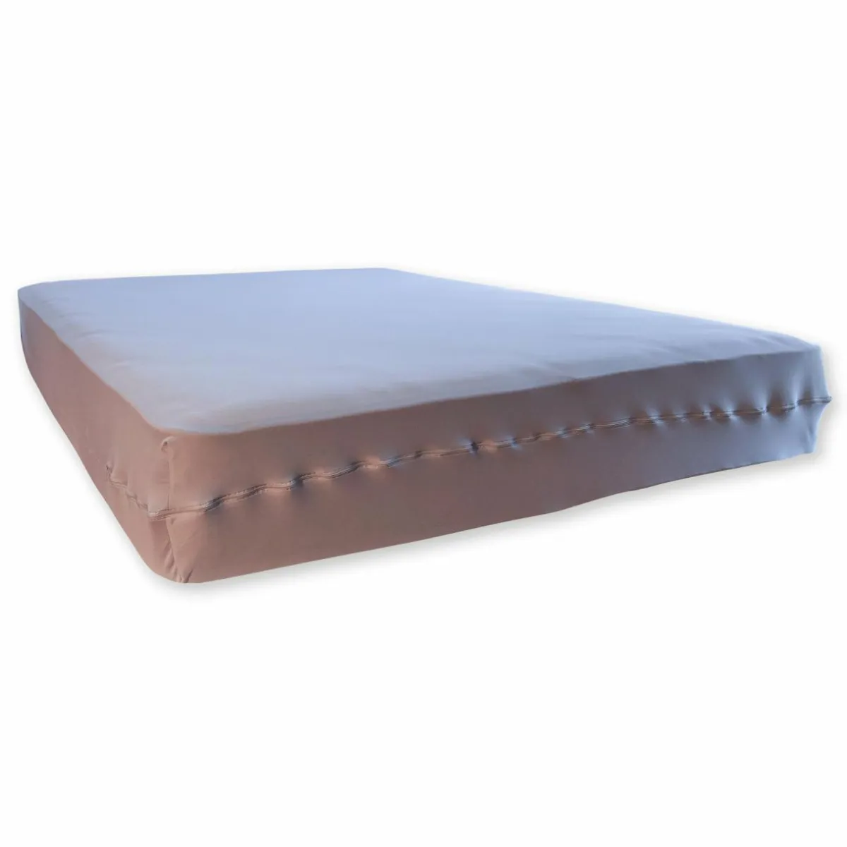 BLEU CALIN Housse de matelas intégrale (140 x 190 cm) Emeline Gris clair Online