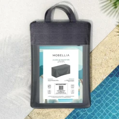 MOBELLIA Housse de protection imperméable pour Table haute (162 x 78 cm) Murano Gris Anthracite Online