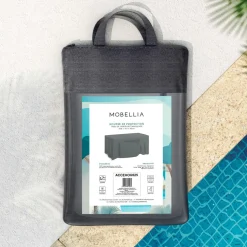 MOBELLIA Housse de protection Imperméable XL pour Table rectangulaire (308 x 190 cm) Gris Hot