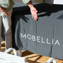 MOBELLIA Housse de protection Imperméable XL pour Table rectangulaire (308 x 190 cm) Gris Hot