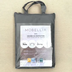MOBELLIA Housse de protection Imperméable pour Table carrée (165 x 165 cm) Gris Online