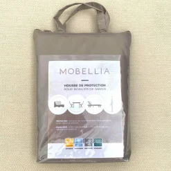 MOBELLIA Housse de protection Imperméable pour Salon de jardin (175 x 175 cm) Gris Sale