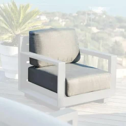 MOBELLIA Housses de coussin de remplacement pour Fauteuil Elba Gris Anthracite Online