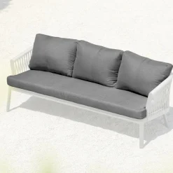 MOBELLIA Housses de coussin de remplacement pour Canapé 3 places Amalfi Gris Anthracite Clearance